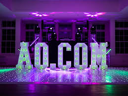 LED Letter at front